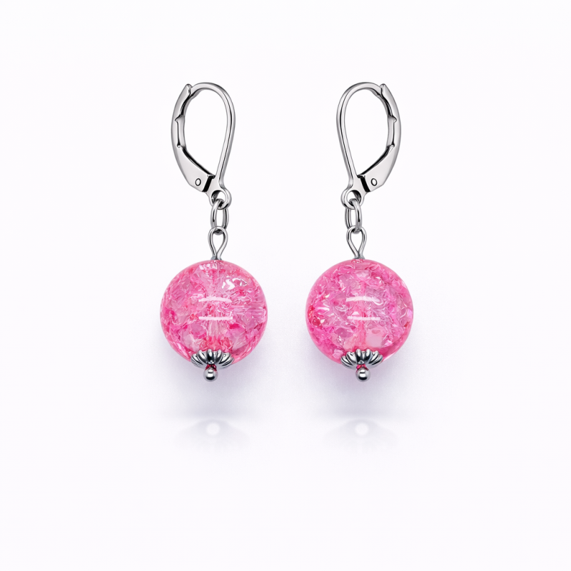 Cercei Handmade cu accesorii inox