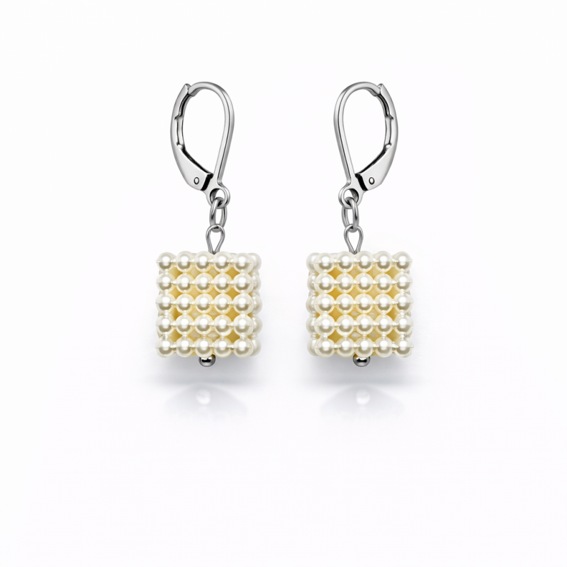Cercei Handmade cu accesorii inox