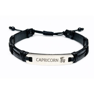 bratara-piele-inox-zodie-capricorn-detaliu