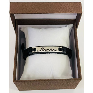 bratara-piele-personalizata-nume-gravare-laser