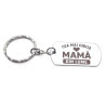 Breloc inox gravat „Cea mai iubită mamă” – cadou elegant