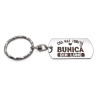 Breloc inox gravat „Cea mai iubită bunică” – cadou special