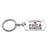 Breloc inox gravat „Cea mai iubită fiică” – cadou special