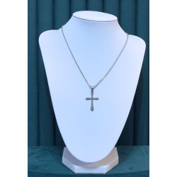 Lănțișor inox(oțel inoxidabil) cu pandantiv cruciuliță