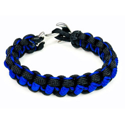 Brățară paracord cu ancoră din inox