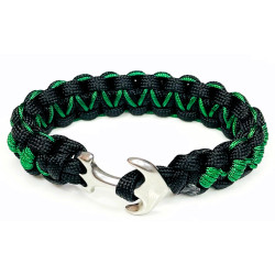 Brățară paracord cu ancoră din inox