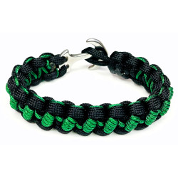 Brățară paracord cu ancoră din inox