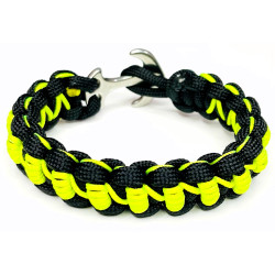 Brățară paracord cu ancoră din inox